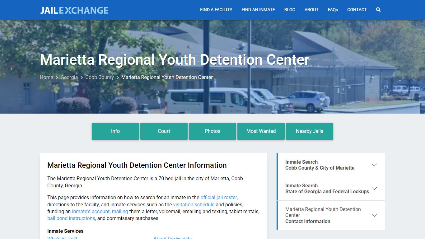 Marietta Regional Youth Detention Center - Jail Exchange